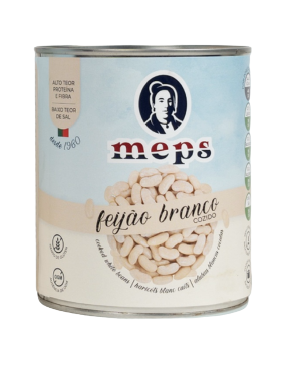 FEIJAO BRANCO MEPS LATA 12x850gr