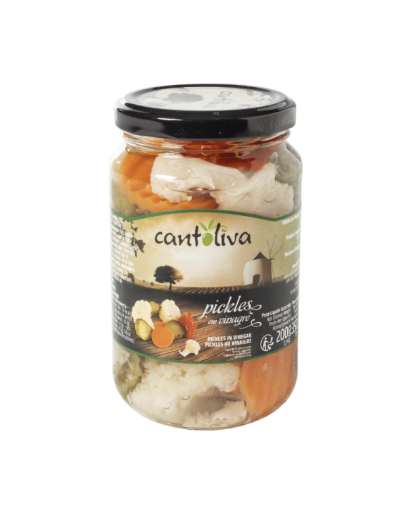 PICKLES CANTOLIVA FRASCO 12x200gr