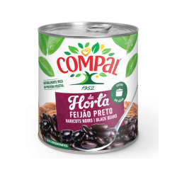FEIJAO PRETO COMPAL 6x845gr
