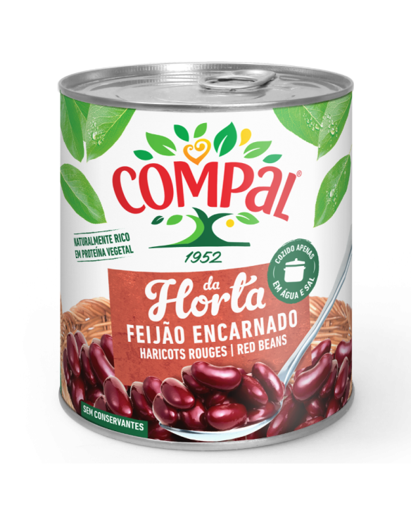 HARICOTS ROUGES COMPAL 6x845gr