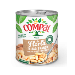 HARICOTS BLANCS COMPAL 6x845gr