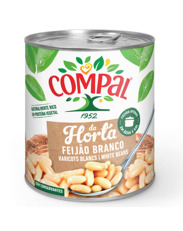 HARICOTS BLANCS COMPAL 6x845gr