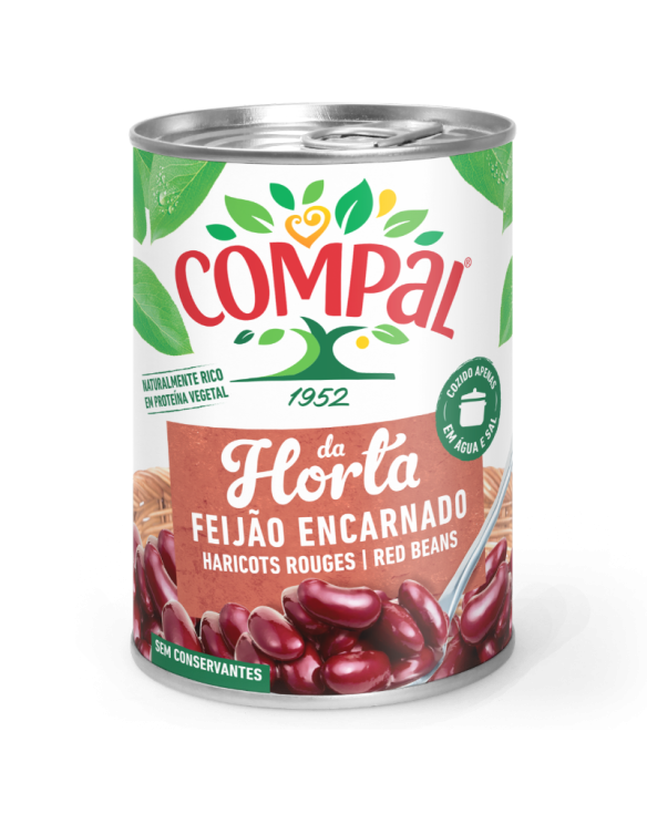 HARICOTS ROUGES COMPAL 6x410gr