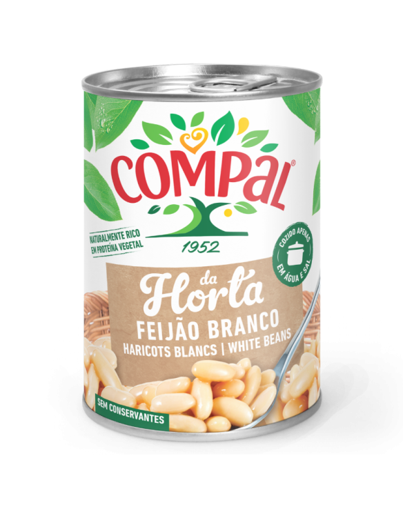 HARICOTS BLANCS COMPAL 6x410g