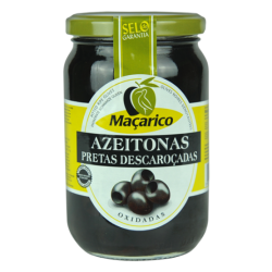AZEITONA MACARICO PRETA DESCAROCADAS FRASCO 12x165gr
