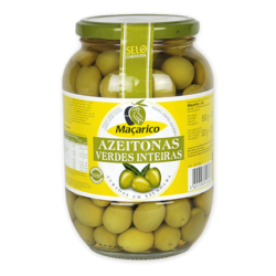 AZEITONA MACARICO VERDE 261/290 FRASCO 6x520gr