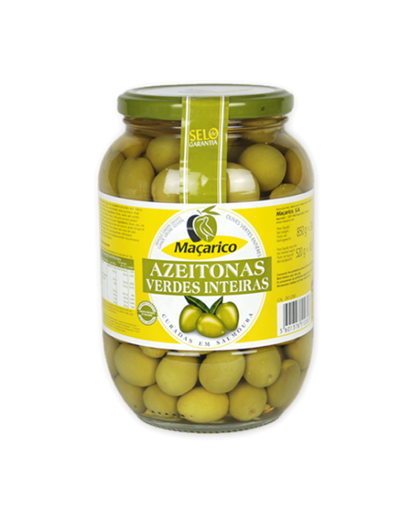 AZEITONA MACARICO VERDE 261/290 FRASCO 6x520gr