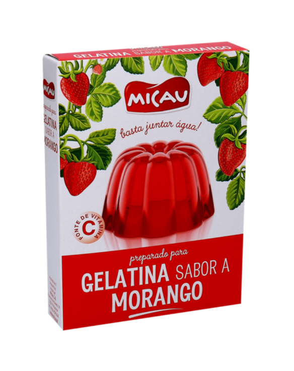 GELATINA MORANGO MICAU 13x2x85gr