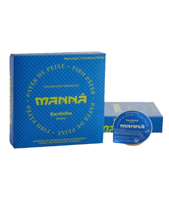 PATE DE SARDINHA MANNA  12X4X22GR