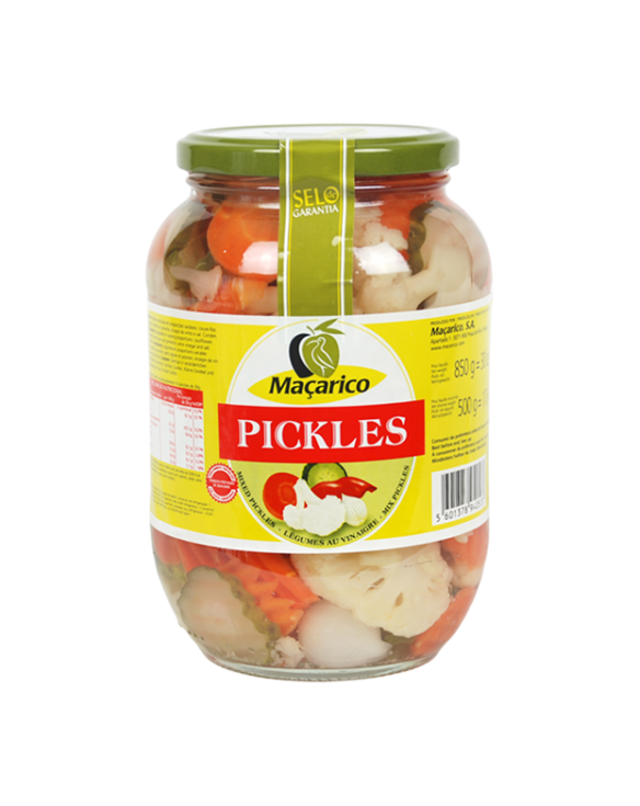 PICKLES MACARICO JARDINERA FRASCO 6x850gr