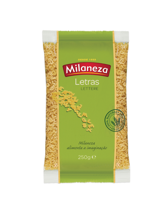 MILANEZA LETRAS-ALFABETO 28x250gr