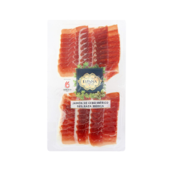 ESPAÃA E HIJOS SOBRE JAMON CEBO 50% IBERICO 15x100gr