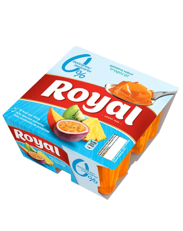 ROYAL GELATINA FRESCA TROPICAL LIGHT 12x(4x90gr)