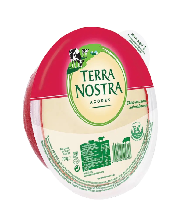 TERRA NOSTRA QUEIJO FLAMENGO 1/2 BOLA 10x700gr