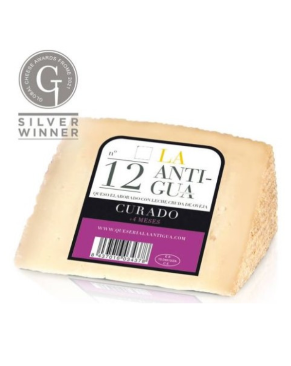 LA ANTIGUA QUESO OVEJA CURADO 24x250gr PZA