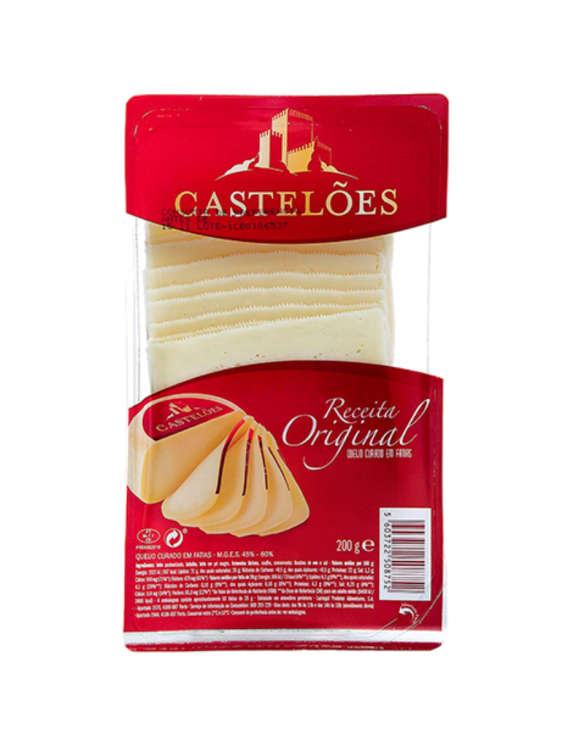 QUEIJO CASTELOES FATIADO 20x200gr
