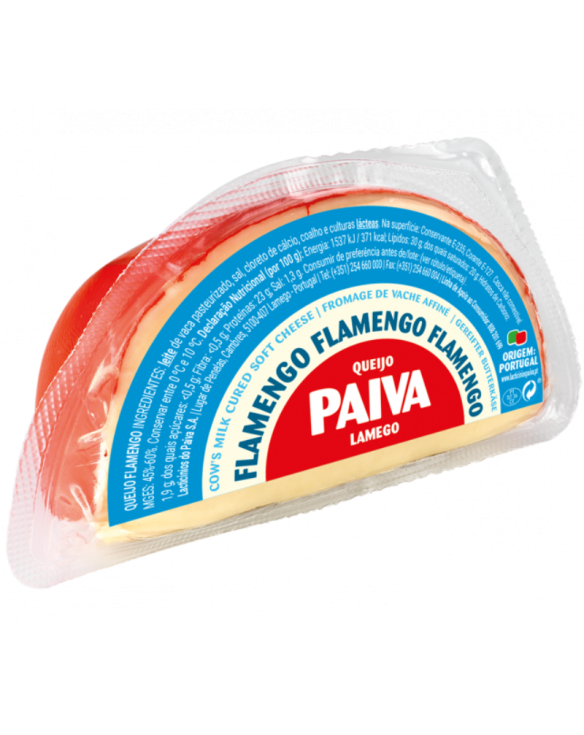 QUEIJO PAIVA FLAMENGO BOLA 1/4 16x300gr