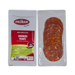 PROBAR CHOURICAO PICANTE FATIADO 16x80gr
