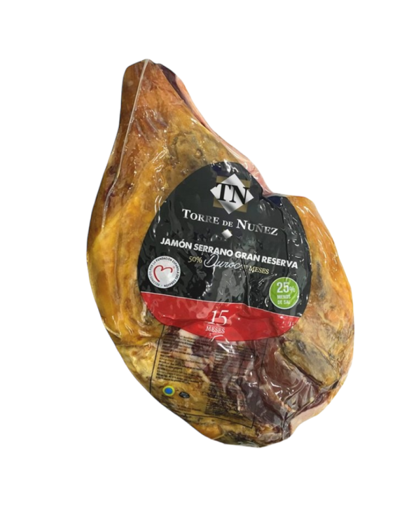 JAMON SERRANO GRAN RESERVA PULIDO 5kg+-