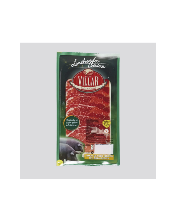 JAMON IBERICO VILLAR CEBO LONCHEADO 18x100gr