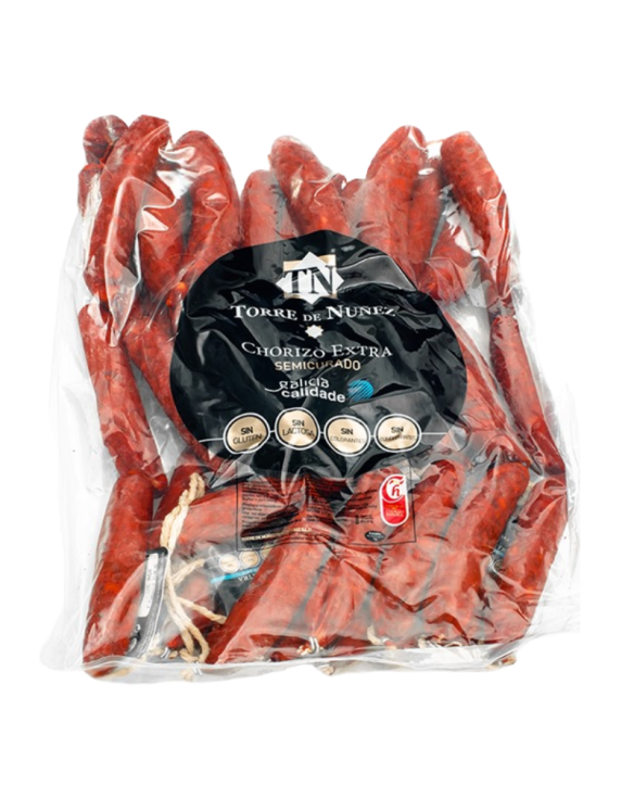 CHORIZO EXTRA SEMICURADO DULCE +-4Kg