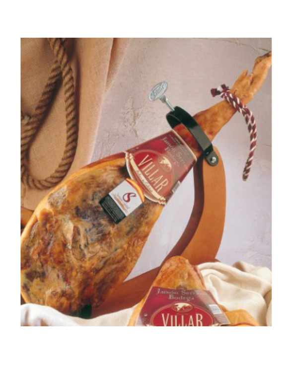 JAMON SERRANO VILLAR CON HUESO +-7.5KG