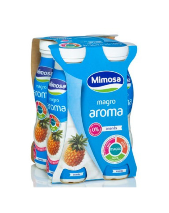 MIMOSA IOGURTE MAGRO LIQ. ANANAS 6x(4x156ml)