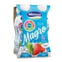 MIMOSA IOGURTE MAGRO LIQ. MORANGO/KIWI 6x(4x156ml)