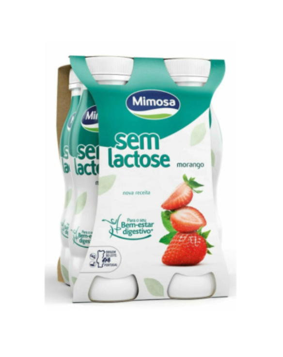 MIMOSA IOGURTE MAGRO LIQ. MORANGO 6x(4x156ml)