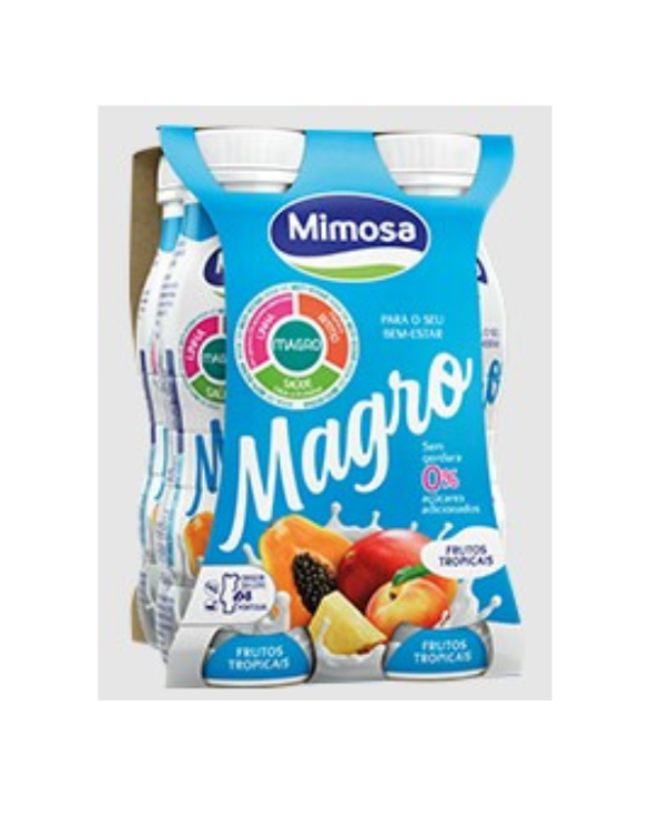 MIMOSA IOGURTE MAGRO LIQ. F.TROPICAL 6x(4x156ml)