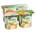 MIMOSA IOGURTE FRUTA BATIDA BANANA/LARANJA 6x(4x125gr)