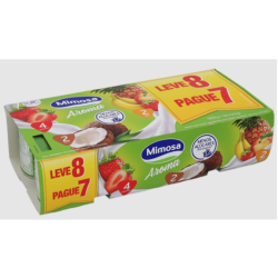 MIMOSA IOGURTE MORANGO/COCO/TUTTI 3x(8x125gr)