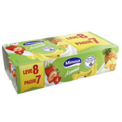 MIMOSA IOGURTE MORANGO/ANANAS/BANANA 3x(8x125gr)