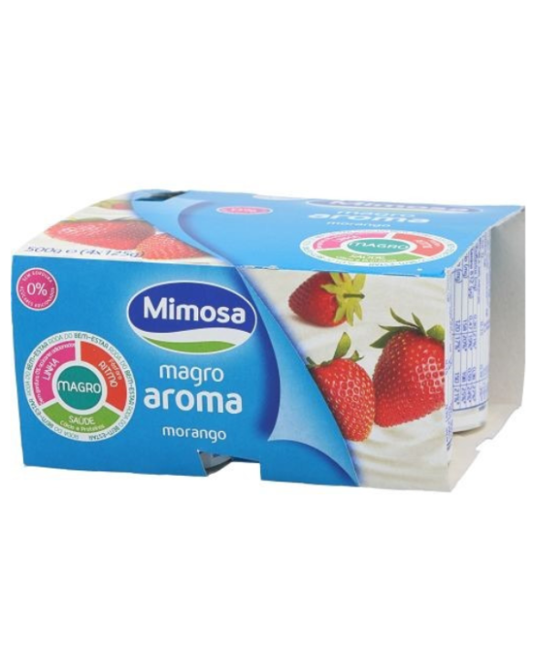 MIMOSA IOGURTE MAGRO MORANGO 6x(4x125gr)
