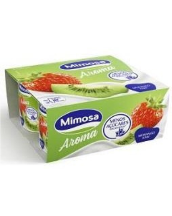 MIMOSA IOGURTE AROMA MORANGO/KIWI 6x(4x125gr)