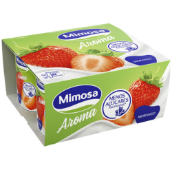 MIMOSA IOGURTE AROMA MORANGO 6x(4x125gr)