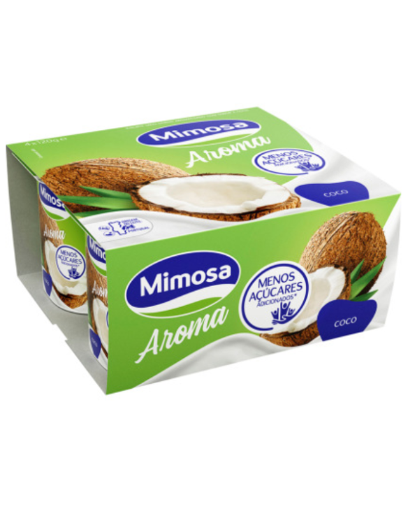 MIMOSA IOGURTE AROMA COCO 6x(4x125gr)