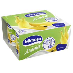 MIMOSA IOGURTE AROMA BANANA 6x(4x125gr)