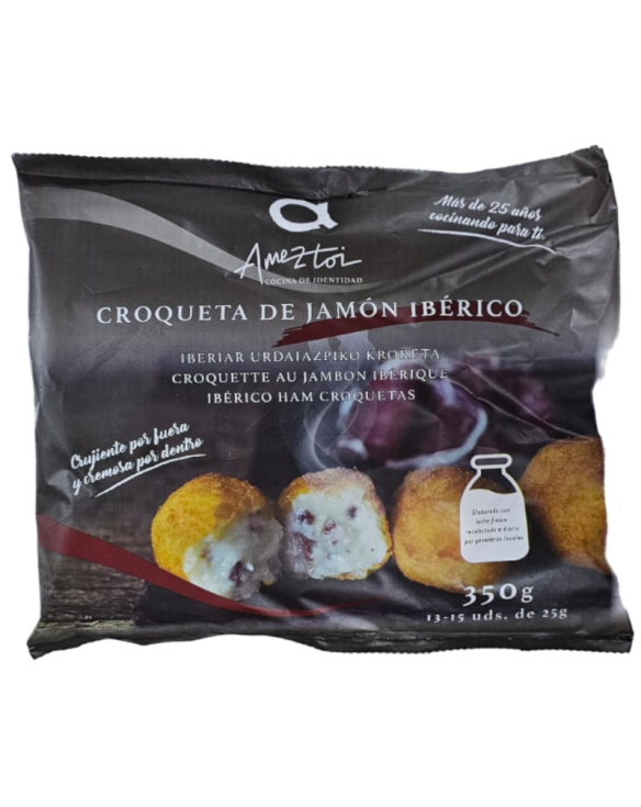 AMEZTOI CROQUETAS JAMON IBERICO SIN GLUTEN 10x400g
