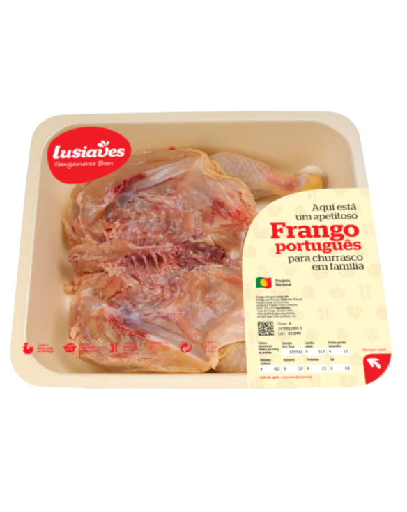 LUSIAVES FRANGO ABERTO 12x800-850gr