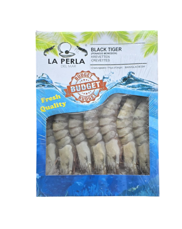 BLACK TIGER BGD 13/15 700gr NET BUDGET 10x1Kg LA PERLA