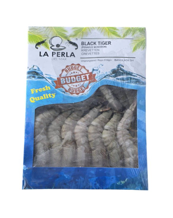 BLACK TIGER BGD 21/30 700gr NET BUDGET 10x1Kg LA PERLA