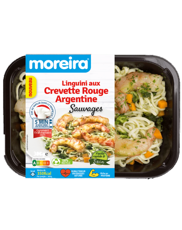 LINGUINI & GAMBAS SELVAGENS & ERVAS AROMATICAS 12X300GR