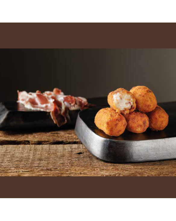 CROQUETTES AU JAMBON IBÃRIQUE PANKO AMEZTOI 35g 4x1kg