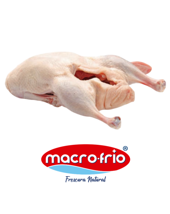 MACROFRIO PATO INTEIRO 2.0 a 2.6 Kg/ud (6ud/crt)