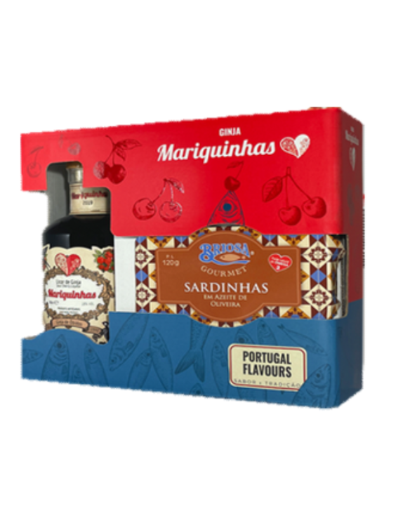 LICOR GINJA MARIQUINHAS SEL.HARVEST+SARDINHA 2x50cl