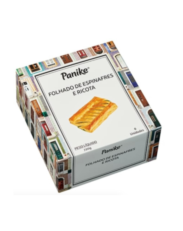 PANIKE FOLHADO ESPINAFRES E RICOTA 10x(6x120gr.)