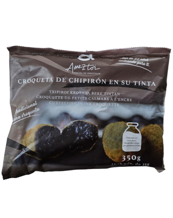 AMEZTOI DE CROQUETAS CHIPIRON EN SU TINTA 10x350gr (13-15x25gr)