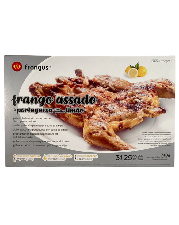 REI DOS FRANGOS FRANGO ASSADO LIMÃO 12x740gr