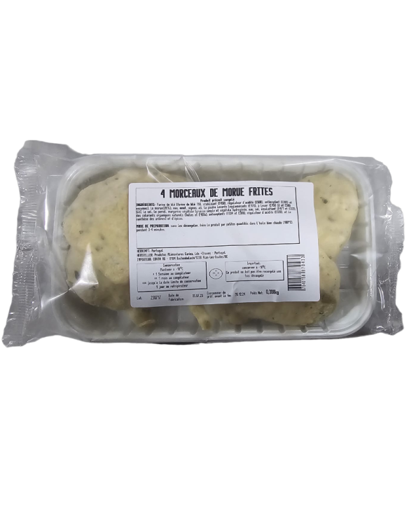 PATANISCAS DE BACALHAU CARINA 13x300gr